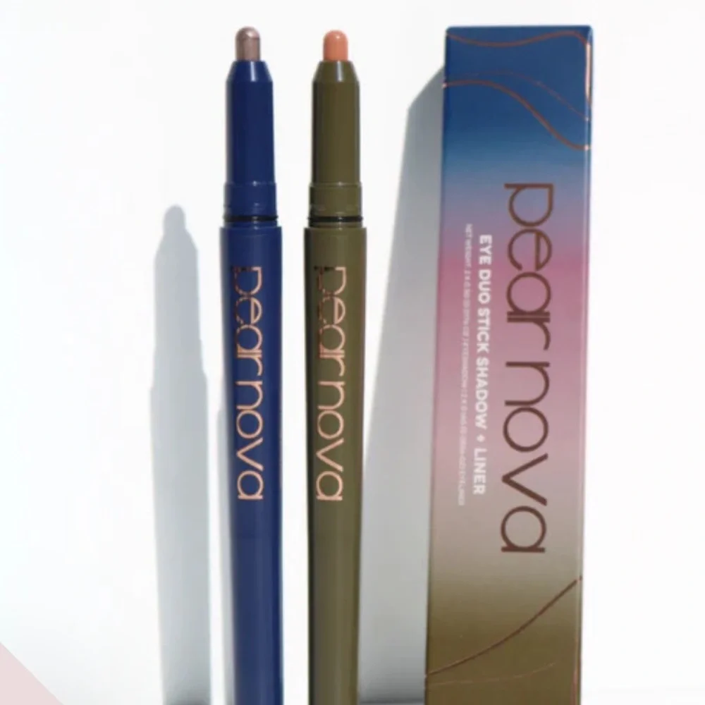 Pear Nova Dual Eye Stick Shadow Liner Azurite Unakite Minimalist Unisex Makeup